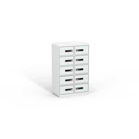 Juicebar By Digilock Double wide, 5-tier w/ Numeris Versa RFID PMV1-2KD1111-2W5T-110027